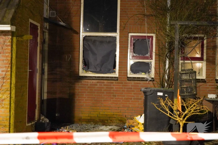 Veel schade aan woning door explosie