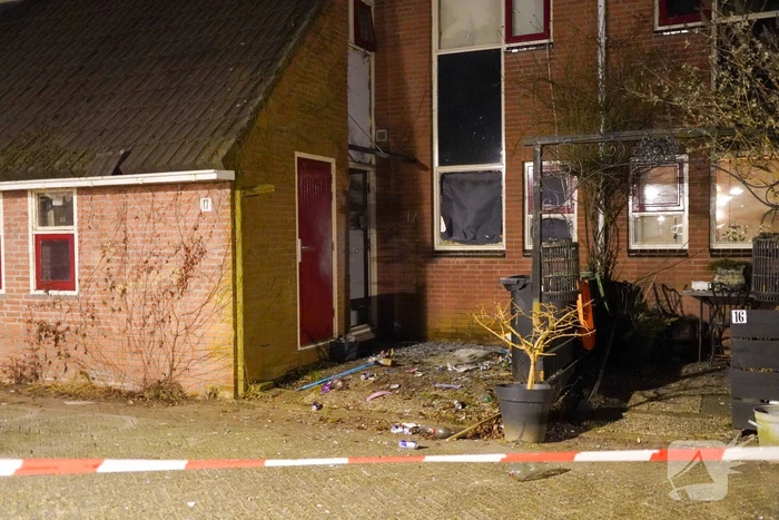 Veel schade aan woning door explosie