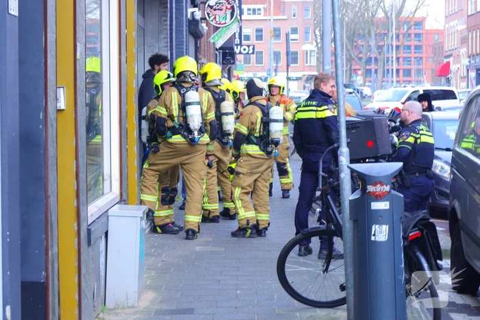 Brandweer ingezet voor brandmelding in viswinkel