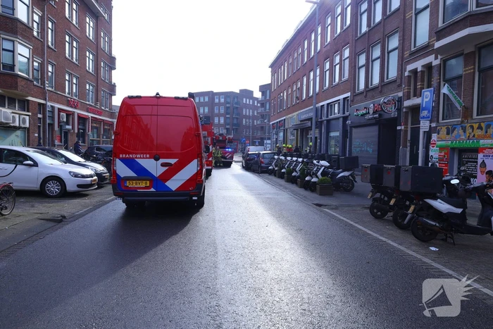 Brandweer ingezet voor brandmelding in viswinkel