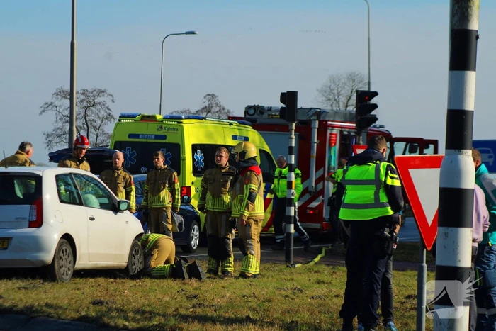 Gewonden bij kop-staartbotsing