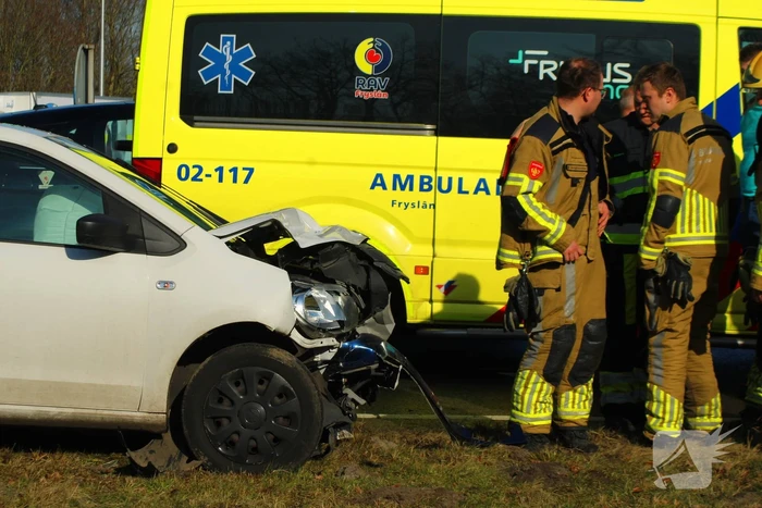Gewonden bij kop-staartbotsing