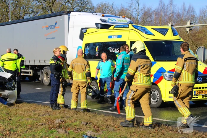 Gewonden bij kop-staartbotsing