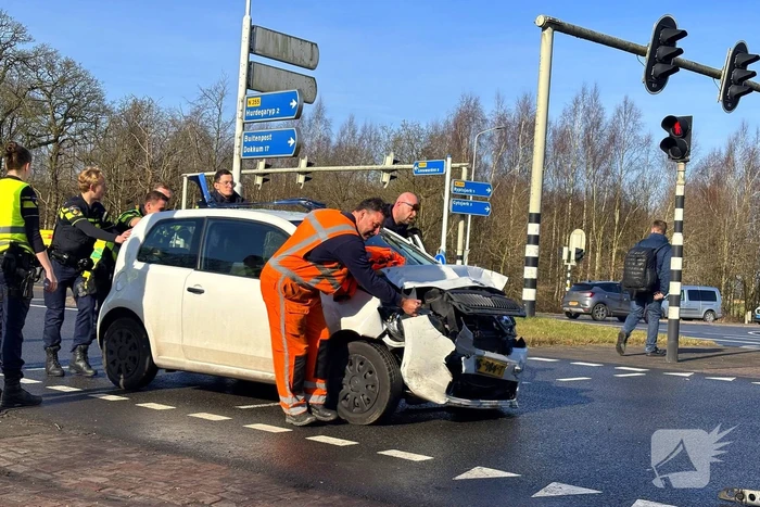 Gewonden bij kop-staartbotsing