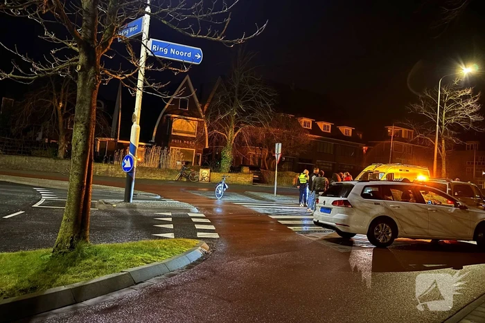 Aanrijding tussen taxi en fietser