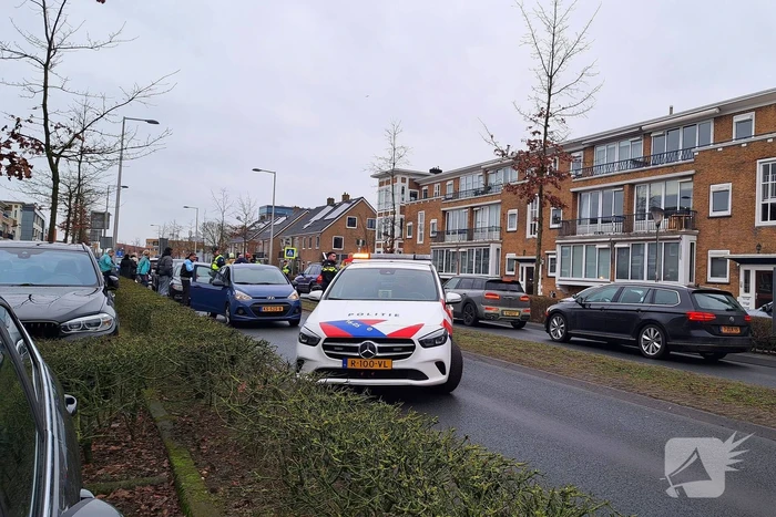 Schade na kettingbotsing tussen drie auto's