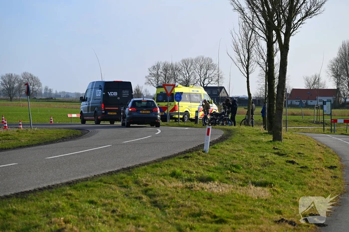 Ongeval met motorrijder, traumateam ingezet