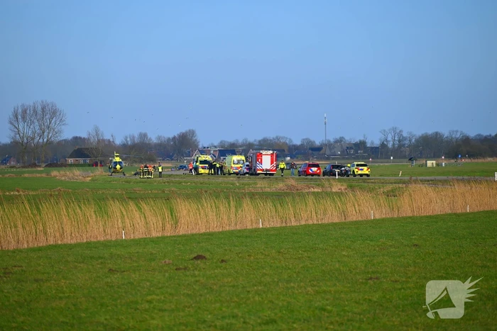 Ongeval met motorrijder, traumateam ingezet