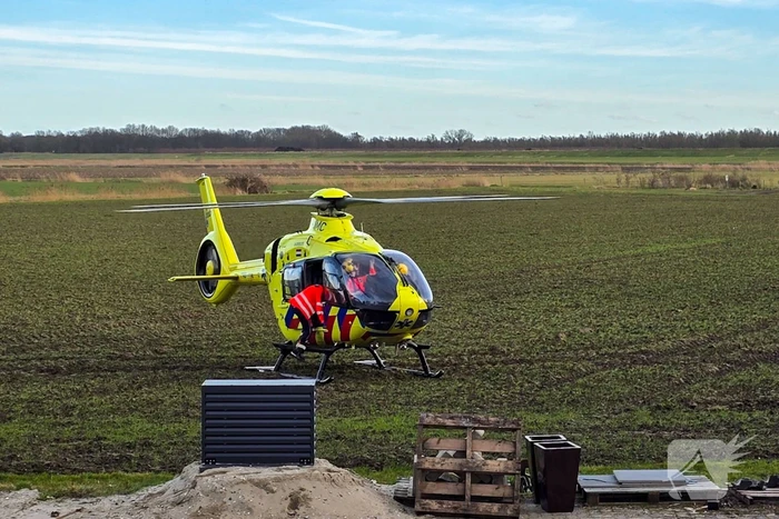 Oude man gevallen in woning, traumahelikopter ingezet