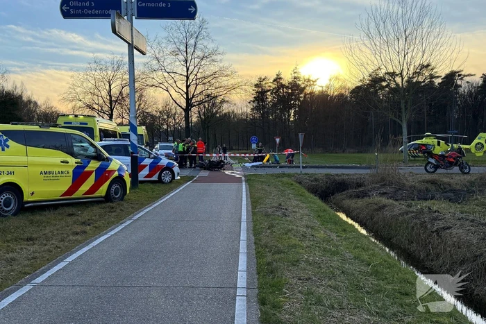 Motorrijder omgekomen bij fatale aanrijding