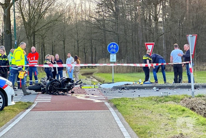 Motorrijder omgekomen bij fatale aanrijding