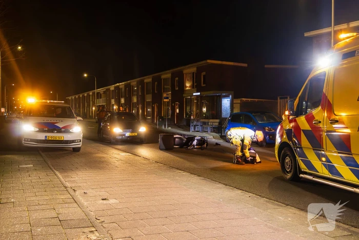 Scooterrijder gewond bij eenzijdig ongeval