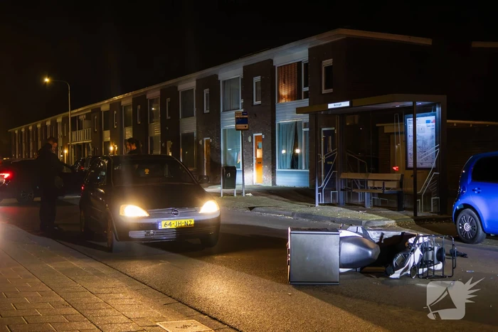 Scooterrijder gewond bij eenzijdig ongeval