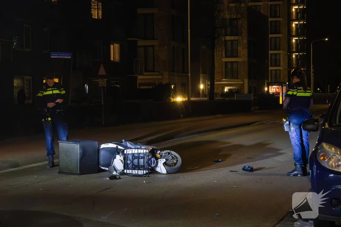 Scooterrijder gewond bij eenzijdig ongeval