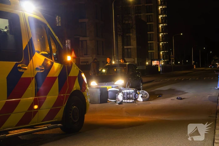 Scooterrijder gewond bij eenzijdig ongeval