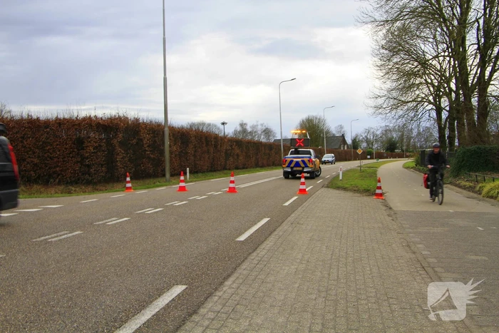 Auto zwaar beschadigd bij ongeval