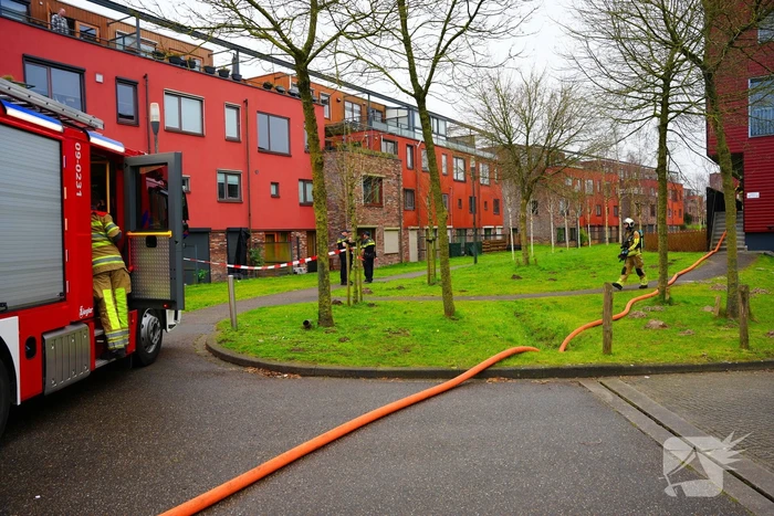 Brand in woning geblust door brandweer