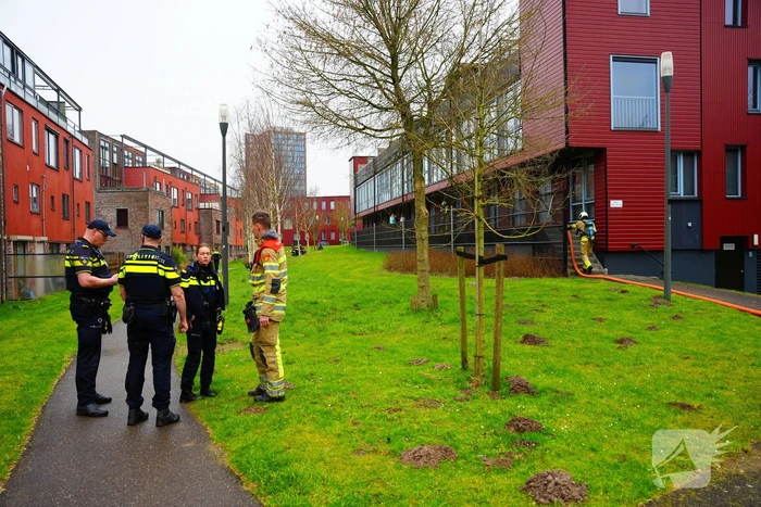Brand in woning geblust door brandweer