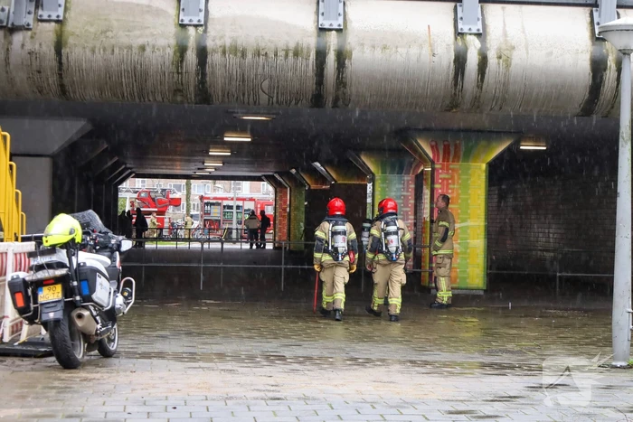 Grote brand bij energieverdeelstation