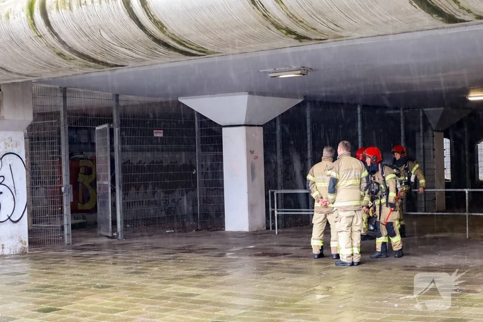 Grote brand bij energieverdeelstation