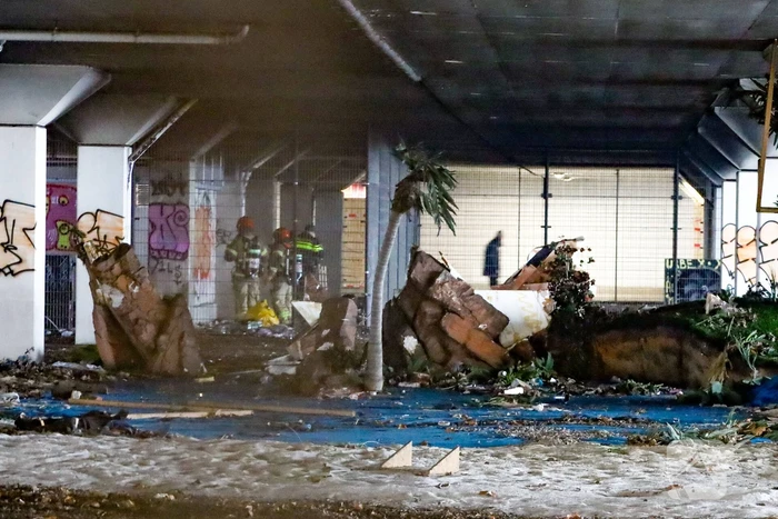 Grote brand bij energieverdeelstation