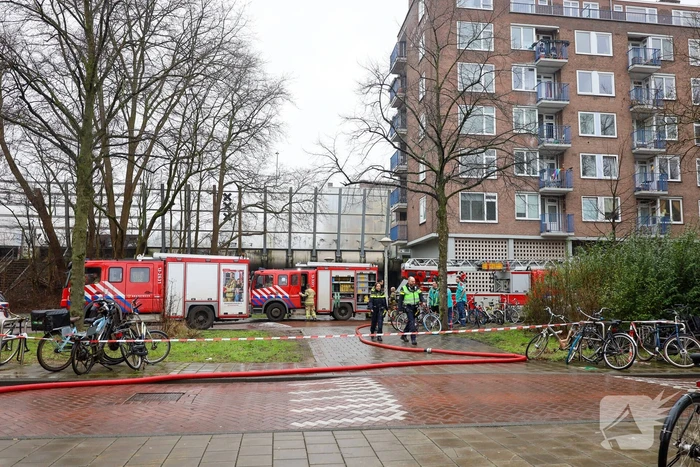 Grote brand bij energieverdeelstation