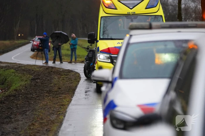 Ongeval door gladheid op fietspad