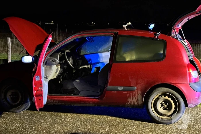 Brand in auto snel geblust