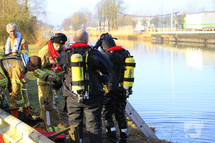 Fiets aangetroffen op spoorbrug, grote zoektocht in water