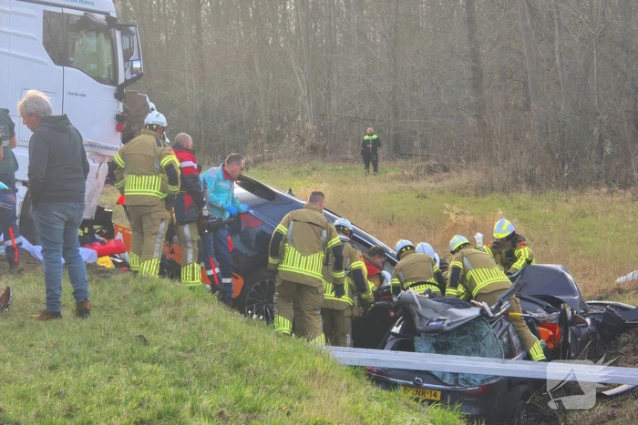 Meerdere gewonden bij ernstig ongeval