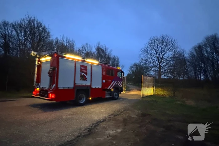 Brand in bosschage geblust