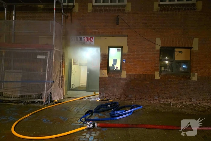 Flinke rookontwikkeling bij brand in concertzaal