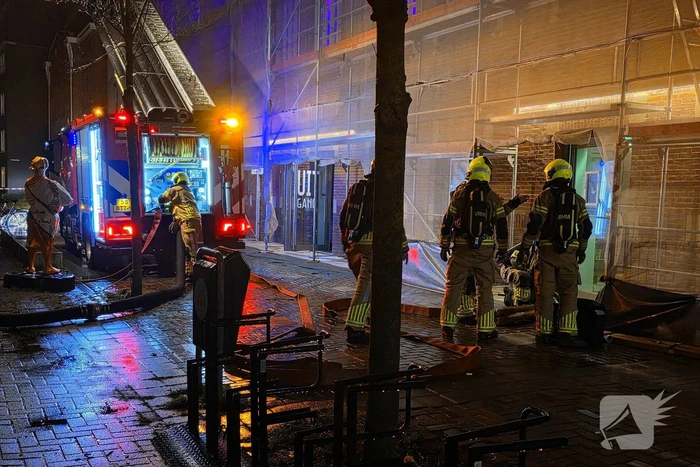 Flinke rookontwikkeling bij brand in concertzaal