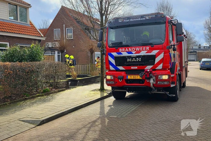 Gaslekkage ontdekt tijdens werkzaamheden