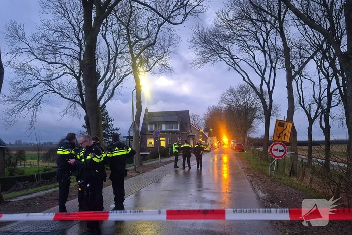 Brand in een woning door gaslek
