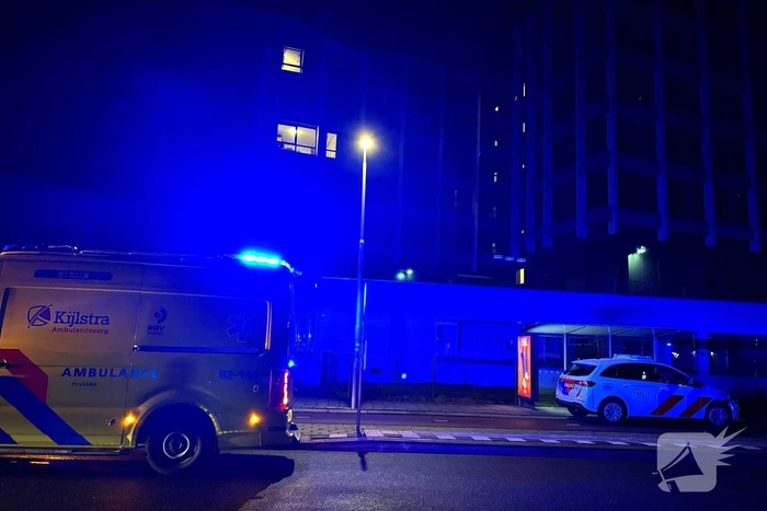 Hulpdiensten ingezet voor brand in flatwoning