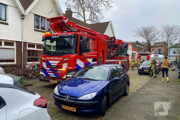 Schoorsteen gecontroleerd na brandmelding