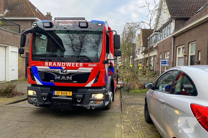 Schoorsteen gecontroleerd na brandmelding