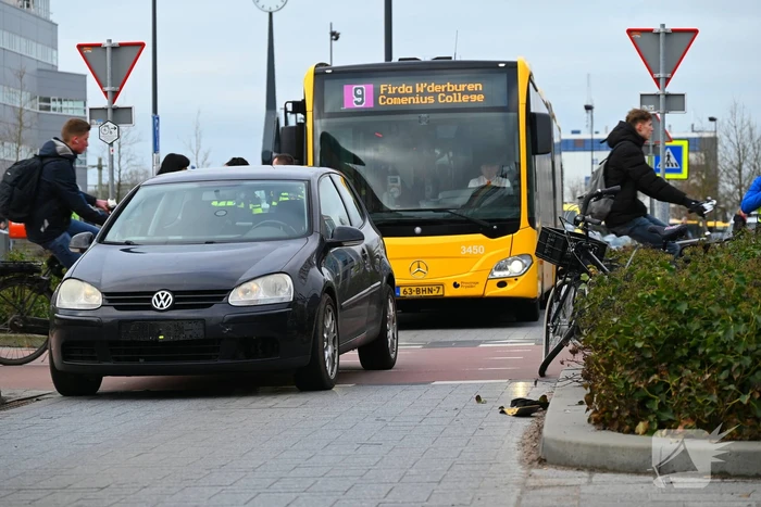 Fietser met voorrang aangereden