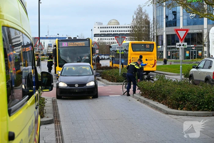 Fietser met voorrang aangereden