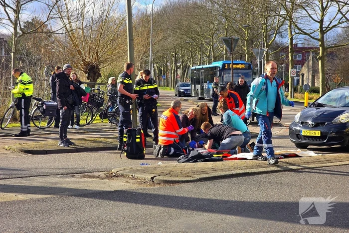 Ernstige aanrijding met fietser