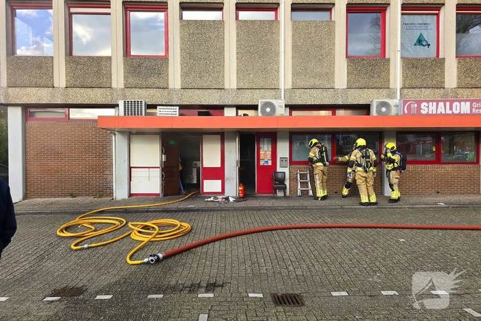 Brand in restaurant zorgt voor grote inzet van brandweer