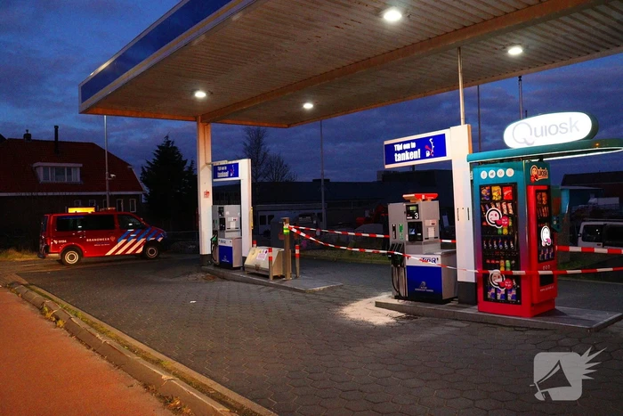 Ongeval gevaarlijke stof bij tankstation