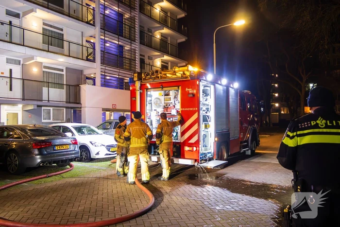 Flatbrand wordt snel onder controle gebracht