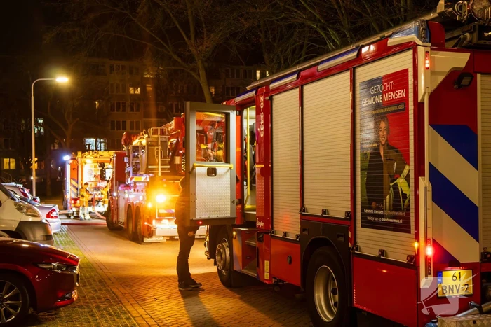 Flatbrand wordt snel onder controle gebracht