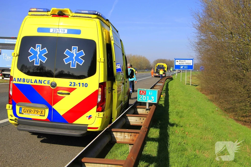Rijksweg A2 L 201,2 112 melding Weert 