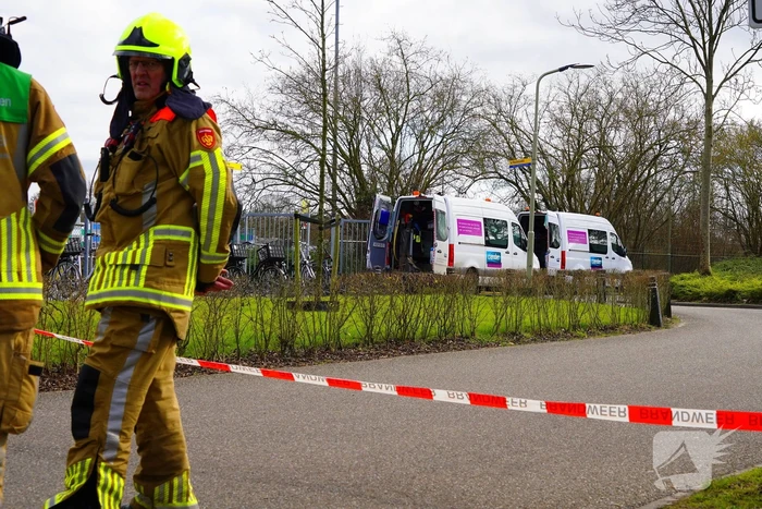 Groot gebied afgezet wegens gaslekkage bij sportvereniging