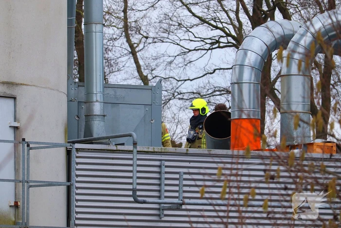 Dakbrand bij interieurinrichter geblust