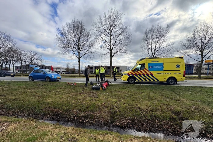 Motorrijder gewond na val op provinciale weg
