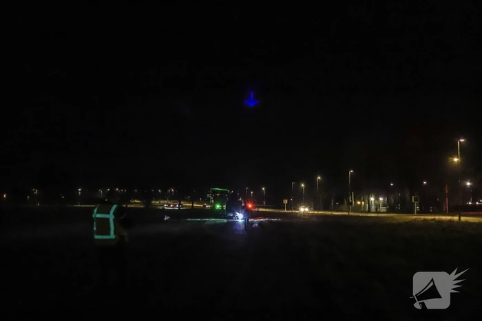 Politiehelikopter landt bij politiebureau voor inzet bij vermissing